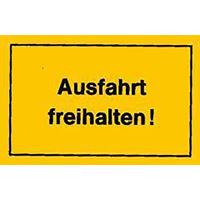 format VerbotsSchild 250x150mm Ausfahrt freihalten - 