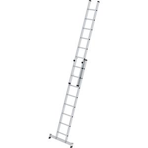 günzburgersteigtechnik Günzburger Steigtechnik - Günzburger Schiebeleiter mit nivello-Traverse 2x8 Sprossen