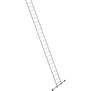 euroline Aanlegladder met sporten, breedte 410 mm, 22 sporten met stabiliteitsbalk