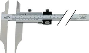 HELIOS PREISSER - Werkstatt-Messschieber RCr. mit Spitzen Feineinstellung 1/10-1/20 300 x 90mm