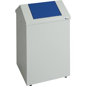 stumpf Putzwollkasten H570xB330xT310mm Geh.lichtgrau/Klappe enzianblau Stahlbl.