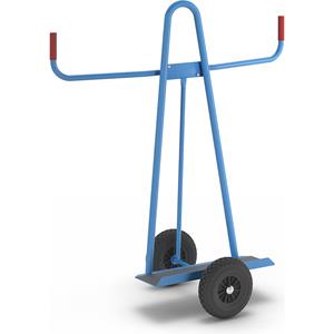 eurokraftpro EUROKRAFT Plattenwagen - Tragfähigkeit 300 kg - Luftreifen, Rad-Ø 260 mm Karren - 