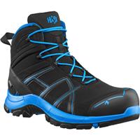 haix Black Eagle Safety 40.1 mid/black-blue Leichte Sicherheitsschuhe. Modern und sicher. 42 UK 8.0 / EU 42 - 