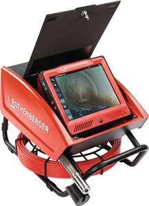 Rothenberger Inspectiecamera | camerakop-d. 30 mm | kabellengte 65 m kabel-d. 7 mm | 18 V/4,0 Ah d. 40-300 mm | 1 stuk - 1500002615 1500002615