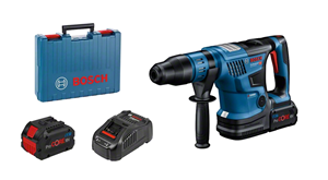 bosch Professional Akku-Bohrhammer BITURBO mit SDS max GBH 18V-36 C, 2x Akku 5,5Ah, Schnellladegerät - 0611915003