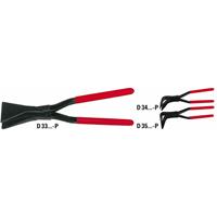 bessey Falzzange gerade (PVC-beschichtete Griffe) D33-60-P - 