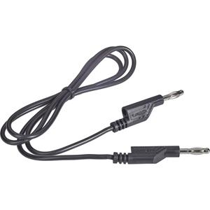 Voltcraft Meetsnoer [Banaanstekker 4 mm - Banaanstekker 4 mm] 1.00 m Zwart