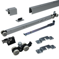 argenta Proslide complete schuifdeurset 3 meter rail - Enkele softclose - Minimale deurbreedte 730mm - Max. 100kg - Opbouw bevestiging