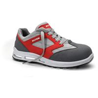 Elten Sicherheitshalbschuh TRAVIS grey-red Low ESD S2,  grau