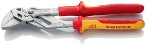 Knipex Knipex 86 06 250. Soort: Combinatietang, Maximale afmeting moer: 5,2 cm, Materiaal: Chroomstaal. Lengte: 25 cm, Gewicht: 515 g