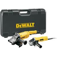 dewalt Winkelschleifer Doppel-Set DWE494TWIN-QS - DWE494 230mm + DWE4157 125mm + Transport-Koffer