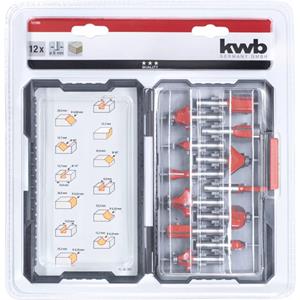 Kwb 757295 Oberfräsersatz 12teilig