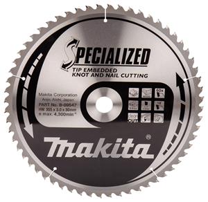 Makita Zaagblad TipE 355x30x3,0 60T 18g B-09547