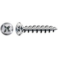 Spax FEX-KS-Beschlagschraube SeKo Stahl WIROX Tit.silb. Kreuzschlitz H2, 4x35mm
