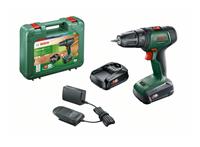 bosch 18V Akku-Zweigang-Bohrschrauber UniversalDrill 18V| 2x Akku 1,5 Ah Koffer - 