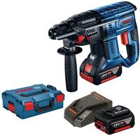 bosch SDS Plus Akku-Bohrhammer GBH 18V-21 | 2x Akku 4,0Ah in L-BOXX