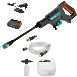 Gardena Akku-Mitteldruckreiniger AquaClean 24/18V P4A Premium Ready-To-Use Set