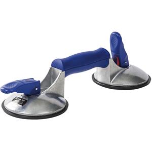 Bohle Vacuümheffer VERIBOR, 2-kops aluminium behuizing, hefvermogen 60 kg, schijf-Ø 120 mm