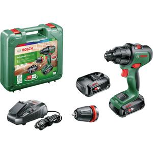 Bosch and Garden AdvancedImpact 18 Accu-klopboor/schroefmachine Incl. 2 accus, Incl. koffer, Incl. lader