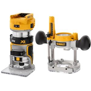 Dewalt 18V XR Brushless 8mm (1/4") Router - Bare Unit