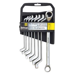 Sencys ringsleutelset staal 8stuks