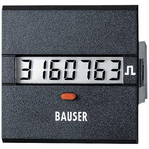 Bauser 3801/008.3.1.0.1.2-003 Digitaler Betriebsstunden- Zeitzähler Typ 3801