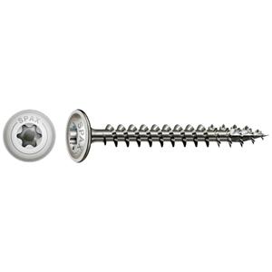 Spax Tellerkopf-Holzbauschraube ER A2 blk VG T-STAR plus T 30, 6x60mm