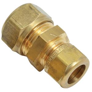 Sanivesk koppeling recht messing 15x 12 mm