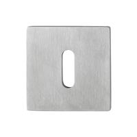 hoppe 3758052 Schlüsselrosetten-Paar E848NS Edelstahl F69 Schildstärke 2 mm OB - 