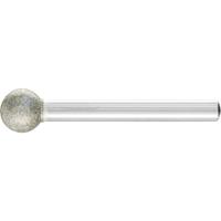 pferd 36212010 PAARD diamant slijpstift bolvormig 12 x 12 mm D126 schacht ø 6 Diameter 12 mm