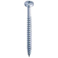 Spanplattenschrauben Pan-Head PZD blau verzinkt VG 4,5x25, 500 Stück