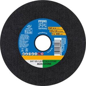 PFERD EHT 125-1,0 PSF ALU+STONE 61819015 Trennscheibe gerade 125mm 22.23mm 10St.