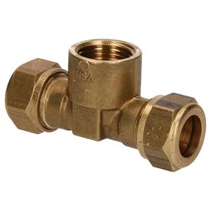 Vsh knel T-stuk 15mm x 1/2F x 15mm