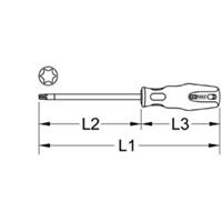 Kstools ERGOTORQUEplus Schraubendreher, T30
