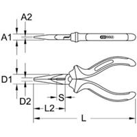 kstools KS Tools 9641501 Telefoontang