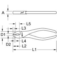 Kstools EDELSTAHL Universalzange, 200mm