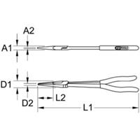 Kstools Telefonzange, XL, 270mm