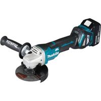 Makita Akku-Winkelschleifer 18V / 5,0 Ah / 125 mm