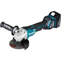 Makita Accu Haakse Slijper DGA515RTJ 18V Accu en lader inbegrepen