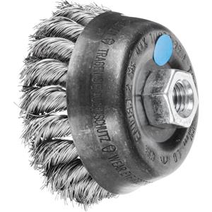 PFERD Topfbürste gezopft 80 x 20mm Drahtstärke 0,35mm mit Gewinde M14 43306033 1St.