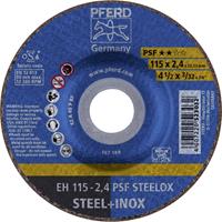 PFERD EH 115-2,4 PSF STEELOX 61740326 Doorslijpschijf gebogen 115 mm 25 stuk(s)