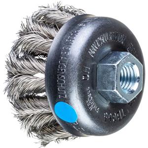 PFERD COMBITWIST Topfbürste gezopft 65 x 22mm Drahtstärke 0,35mm mit Gewinde M14 43305043 1St.