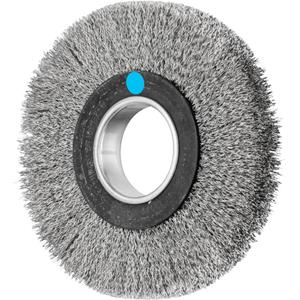 PFERD Rundbürste ungezopft 180 x 40mm Drahtstärke 0,3mm mit Bohrung + Adapterset AK 32-2 43701240