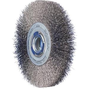 PFERD Pos ronde borstel breed ongeperforeert RBU Ø 200 x 25 mm variabele boring staaldraad-Ø 0,30 voor slijpblok 1 43701259 1 stuk(s)
