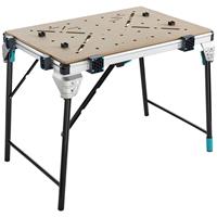 Wolfcraft 6909000 MASTER work 1600 mobiele werktafel 21 kg Kleur (specifiek): Zwart, Zilver