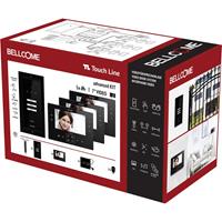 Bellcome VKA.P3F3.T7S9.BLB04 Video-Türsprechanlage Kabelgebunden Komplett-Set 20teilig Schwarz