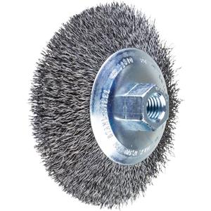 PFERD Kegelbürste ungezopft 115 x 30mm Drahtstärke 0,35mm mit Gewinde M14 43316021 1St.