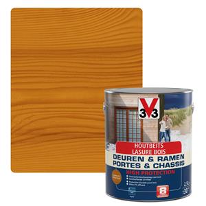 V33 Houtbeits  Deuren & Ramen High Protection lichte eik zijdeglans 2,5L