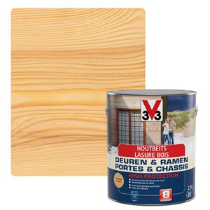 V33 Houtbeits  Deuren & Ramen High Protection kleurloos zijdeglans 2,5L