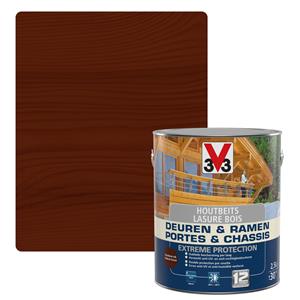 V33 Houtbeits  Deuren & Ramen Extreme Protection donkere heik zijdeglans 2,5L
